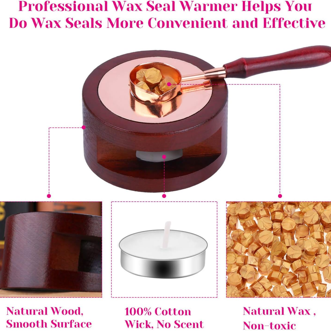 Wax Seal Set Includes 200 Gold - Wax Seal Stamp Set recension och pris