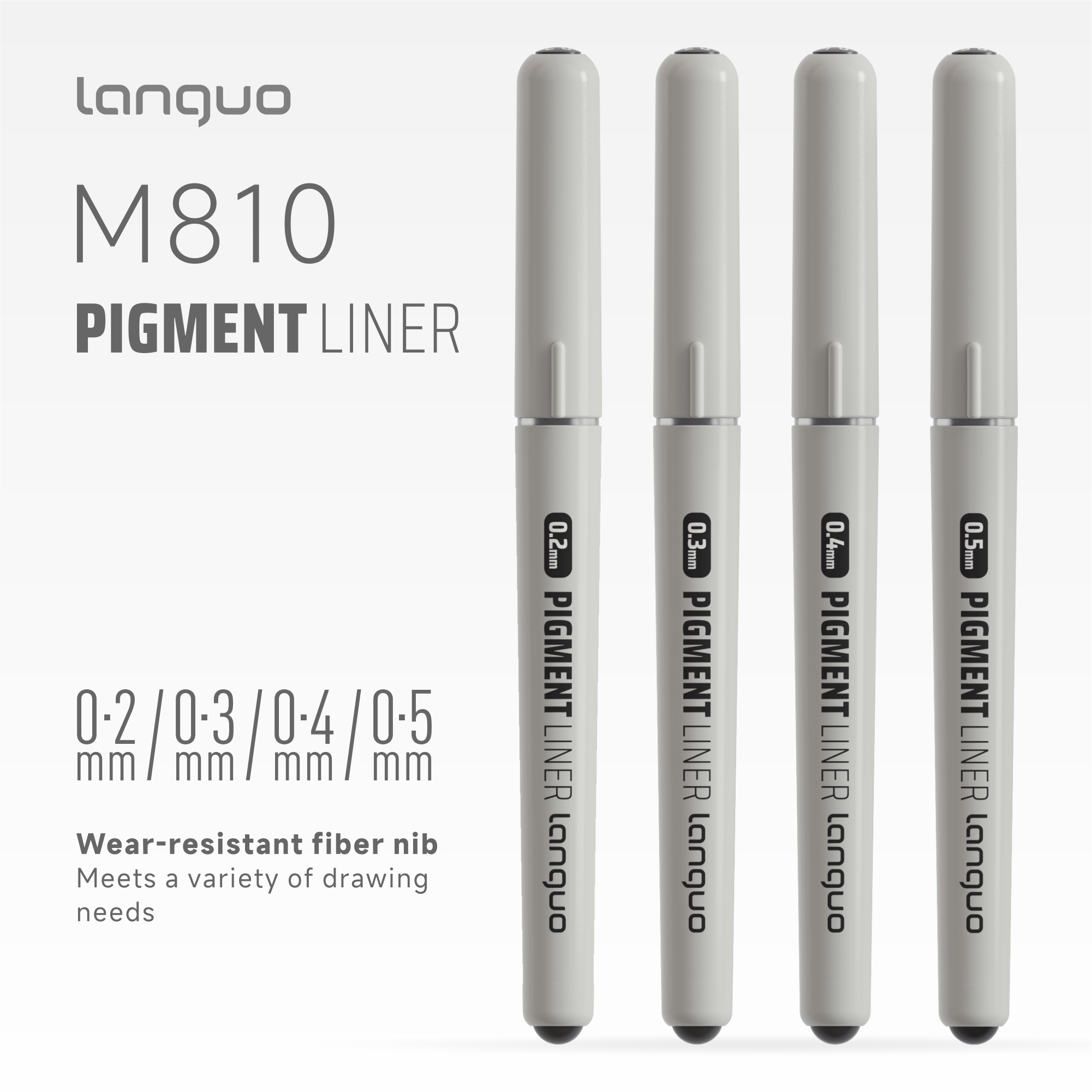 LANGUO 0.2/0.3/0.4/0.5 mm Micr - Correction Pen Fine recension och pris
