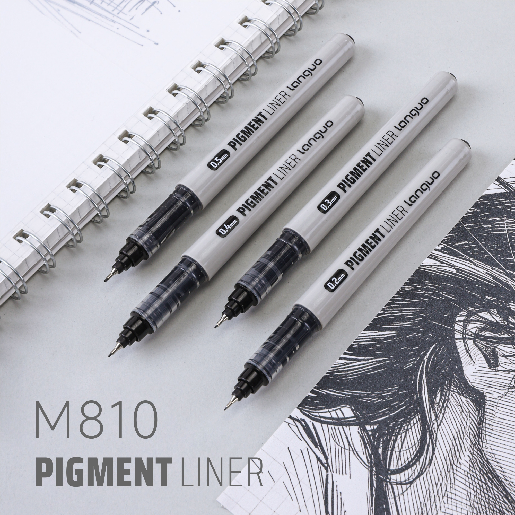 LANGUO 0.2/0.3/0.4/0.5 mm Micr - Correction Pen Fine recension och pris