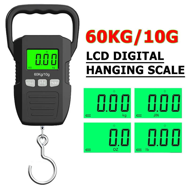 60kg/10g LCD Digital Hanging S - Tape Dispenser Weighted recension och pris