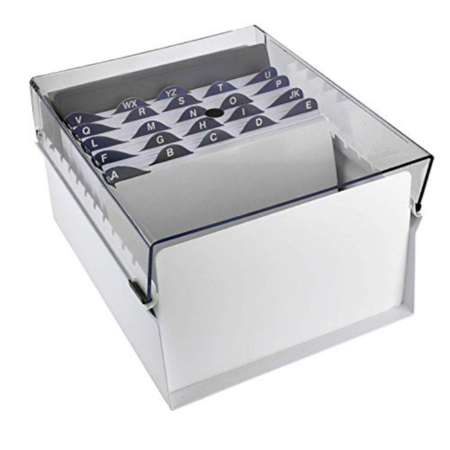 5 X 8 Card File Holder Organiz - Card Index Box recension och pris