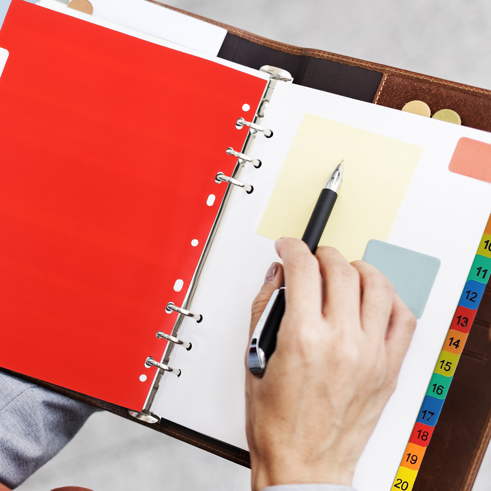 20 Pages A4 Colorful Plastic B - Tab Divider A4 recension och pris