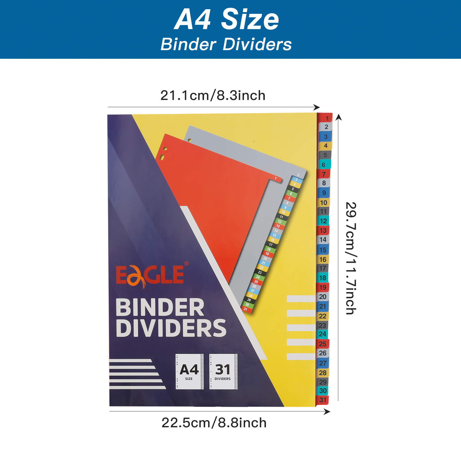 EAGLE A4 Binder Index Divider  - Binder A4 Lever recension och pris