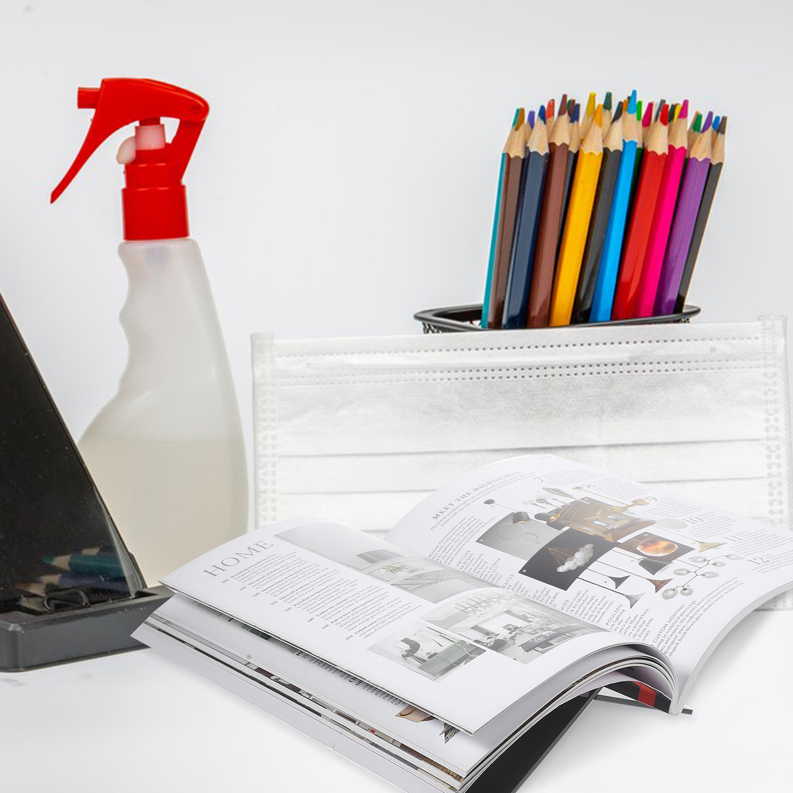 1Set Acrylic Book Holder Stand - Magazine Holder Rack recension och pris
