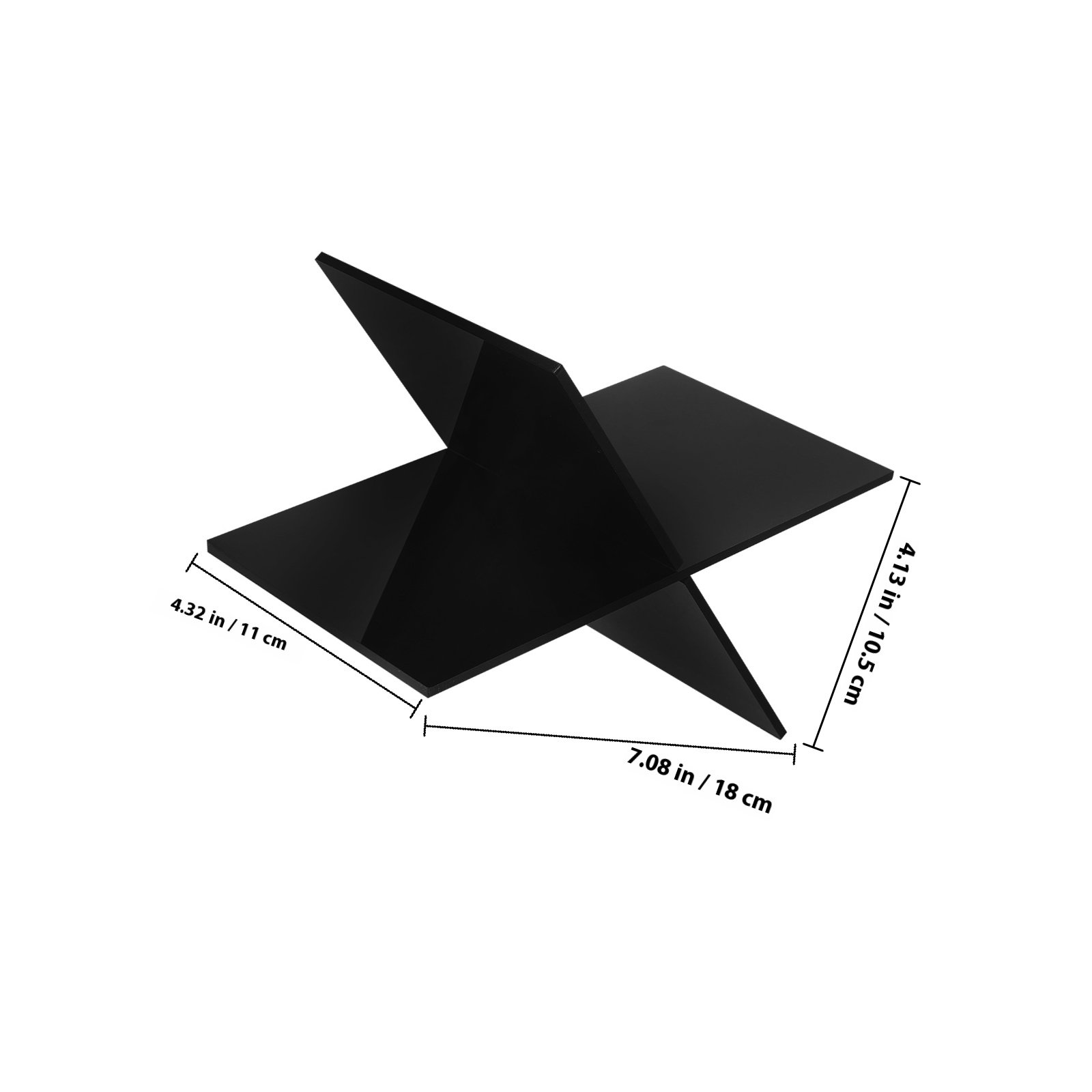 1Set Acrylic Book Holder Stand - Magazine Holder Rack recension och pris