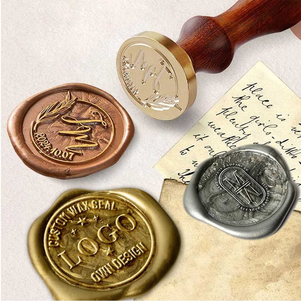 Custom Your Logo 25/30/40/50mm - Wax Seal Stamp Set recension och pris