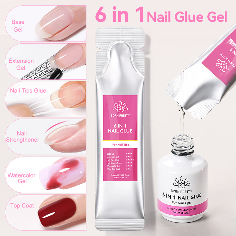 BORN PRETTY 15g 6 IN 1 Extensi - Gel Refill Pack recension och pris