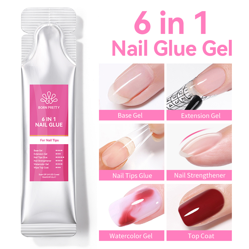 BORN PRETTY 15g 6 IN 1 Extensi - Gel Refill Pack recension och pris