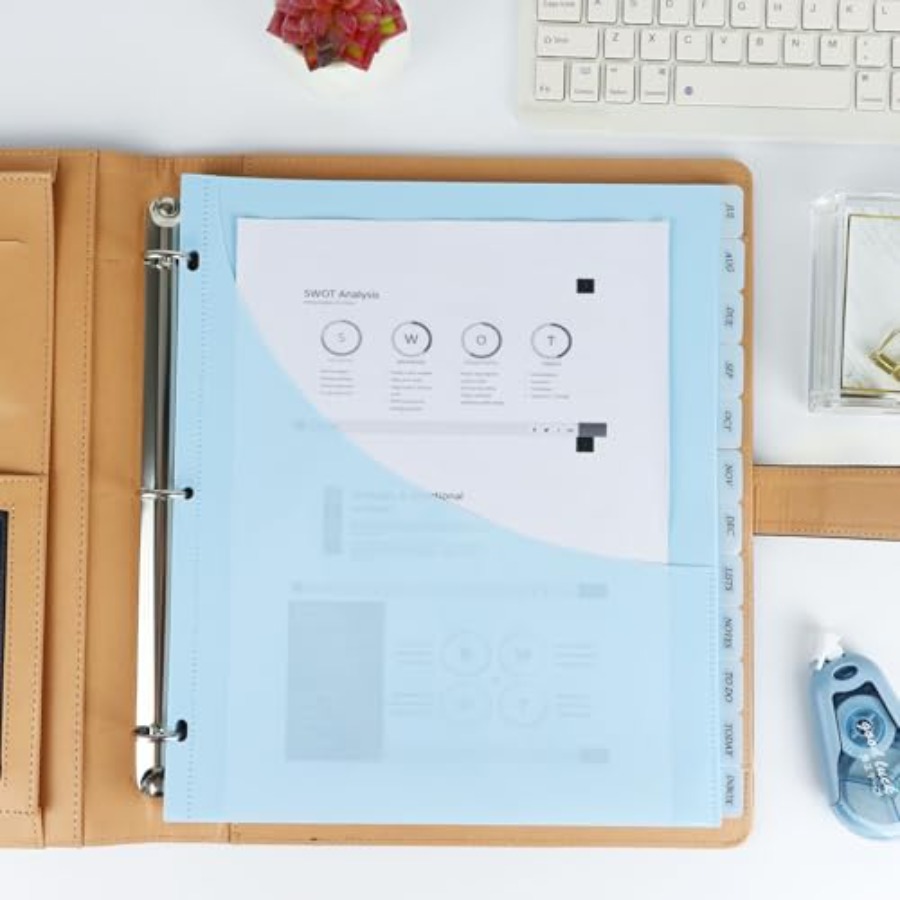 A4 Binder Dividers with Pocket - Tab Divider A4 recension och pris