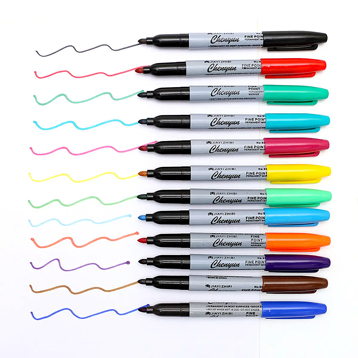 12PCS Permanent Fine Point Pen - Correction Pen Fine recension och pris
