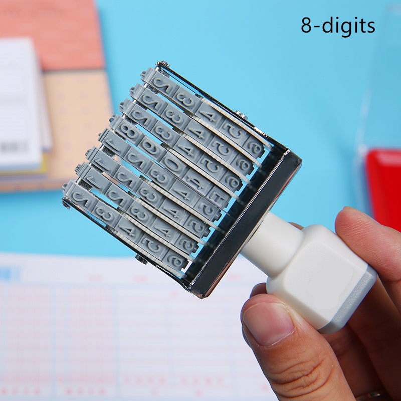 Portable 8/10 Digits Number St - Rubber Date Stamp recension och pris
