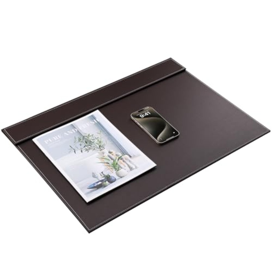 Ultra-Smooth PU Leather Desk P - Leather Desk Pad recension och pris