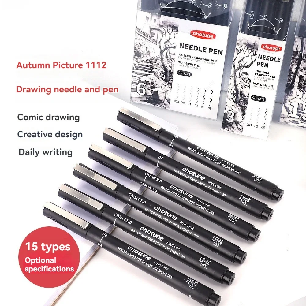 Black Micro Pens,15 Sizes,Wate - Archive Box Set recension och pris