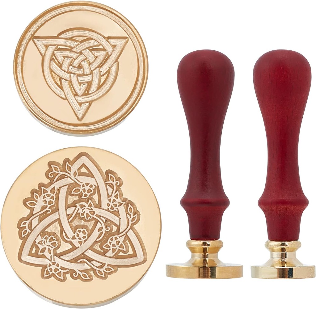 2 Set Celtic Knot Wax Seal Sta - Wax Seal Stamp Set recension och pris