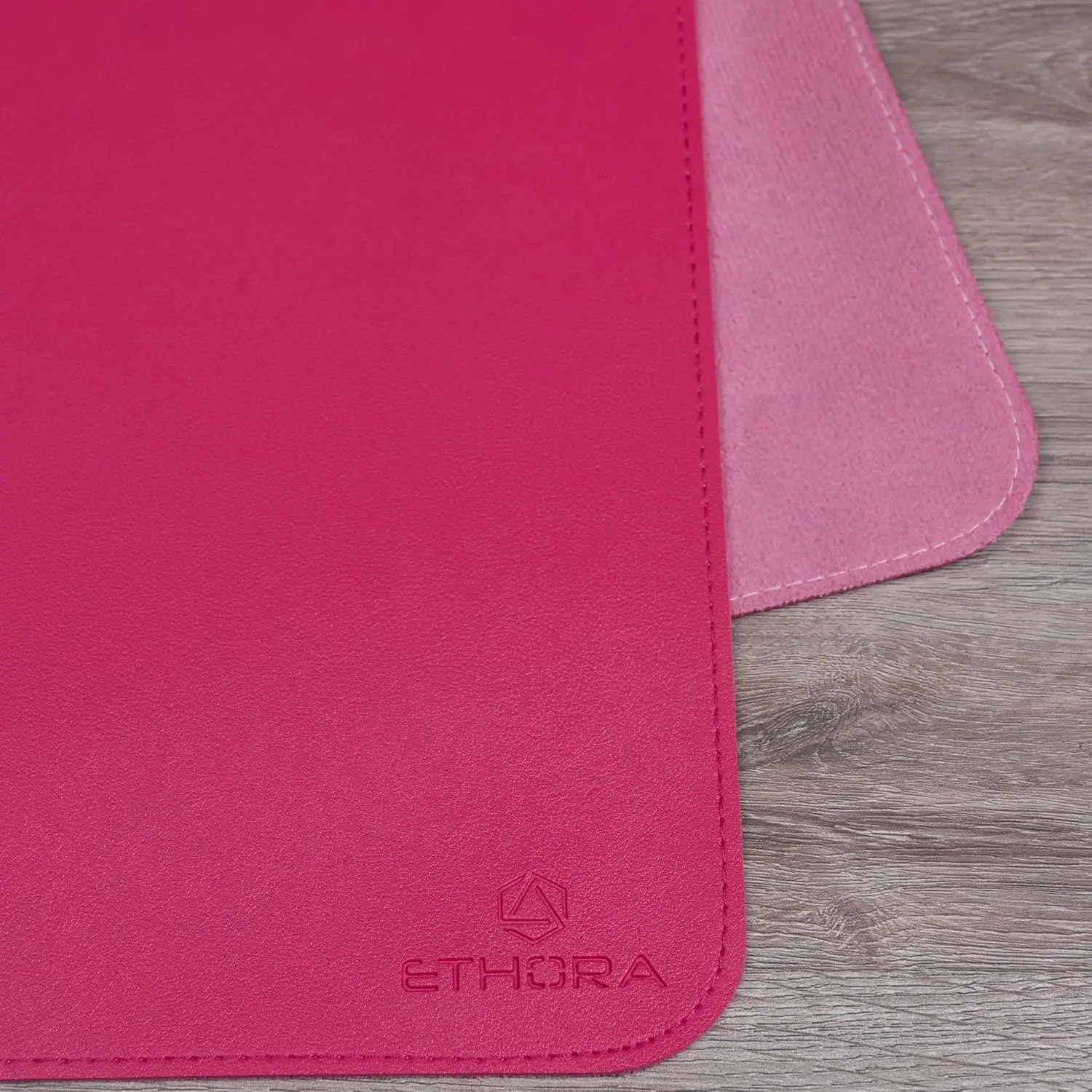 Desk Mat with Non-Slip Suede B - Leather Desk Pad recension och pris
