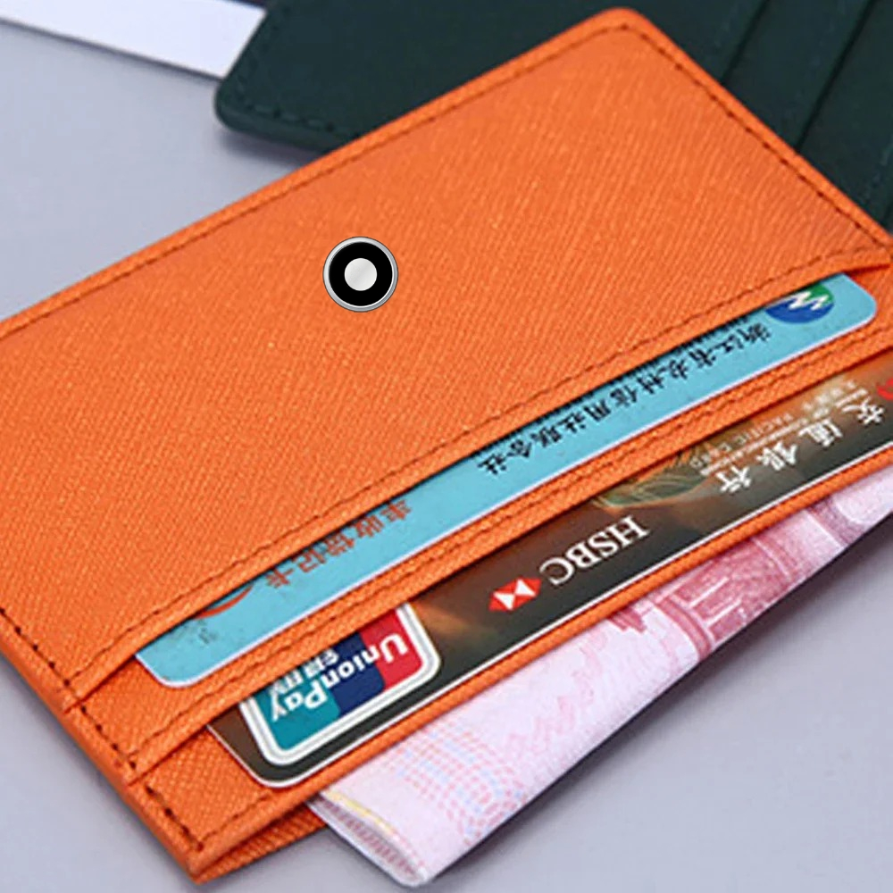 Minimalist Women Men Leather S - Index Card Holder recension och pris