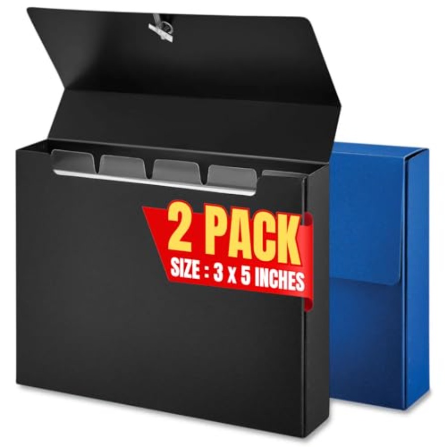 Index Card Box 3x5, Index Card - Card Index Box recension och pris