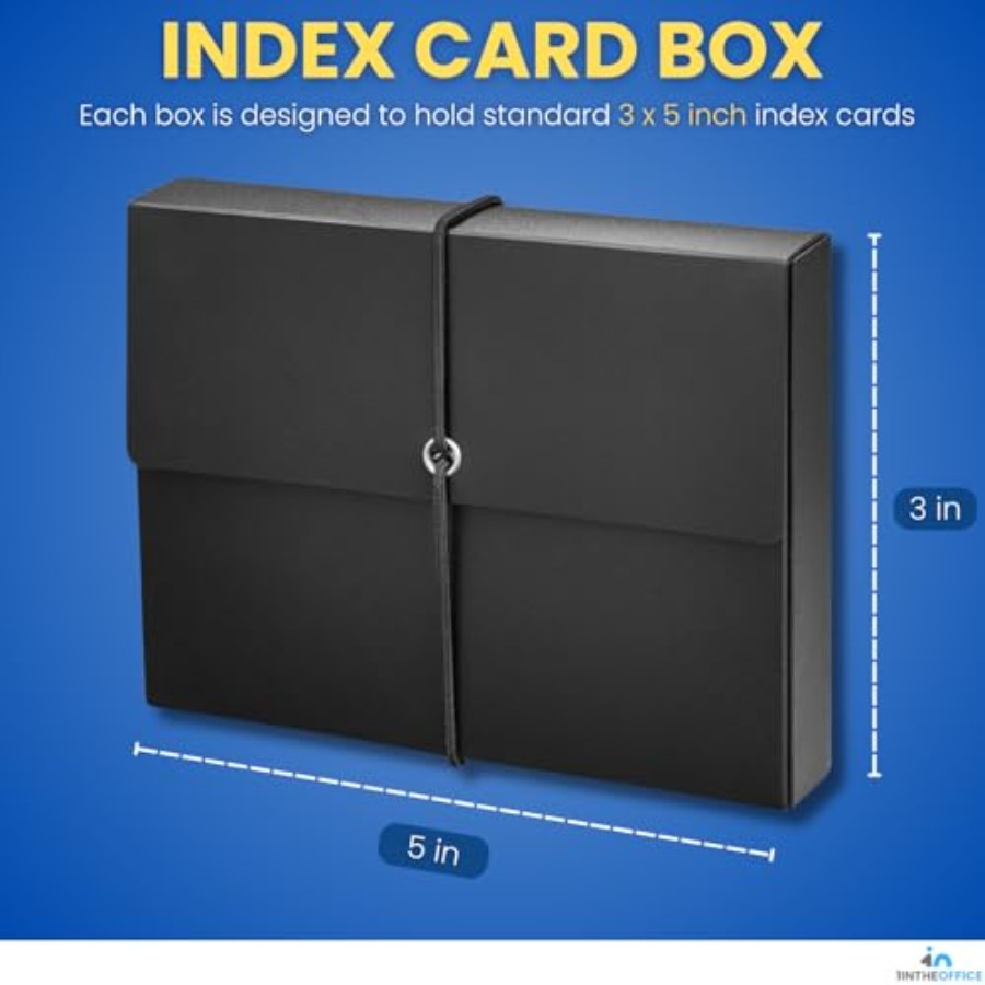 Index Card Box 3x5, Index Card - Card Index Box recension och pris