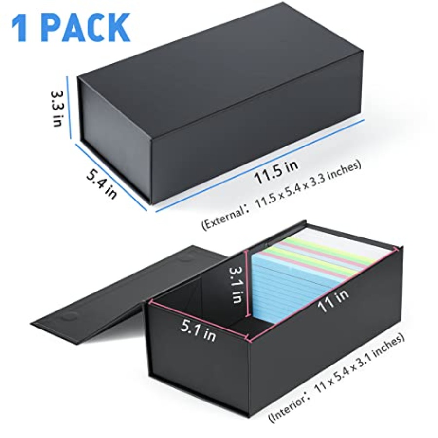 3x5 Index Card Holder Card Fil - Card Index Box recension och pris