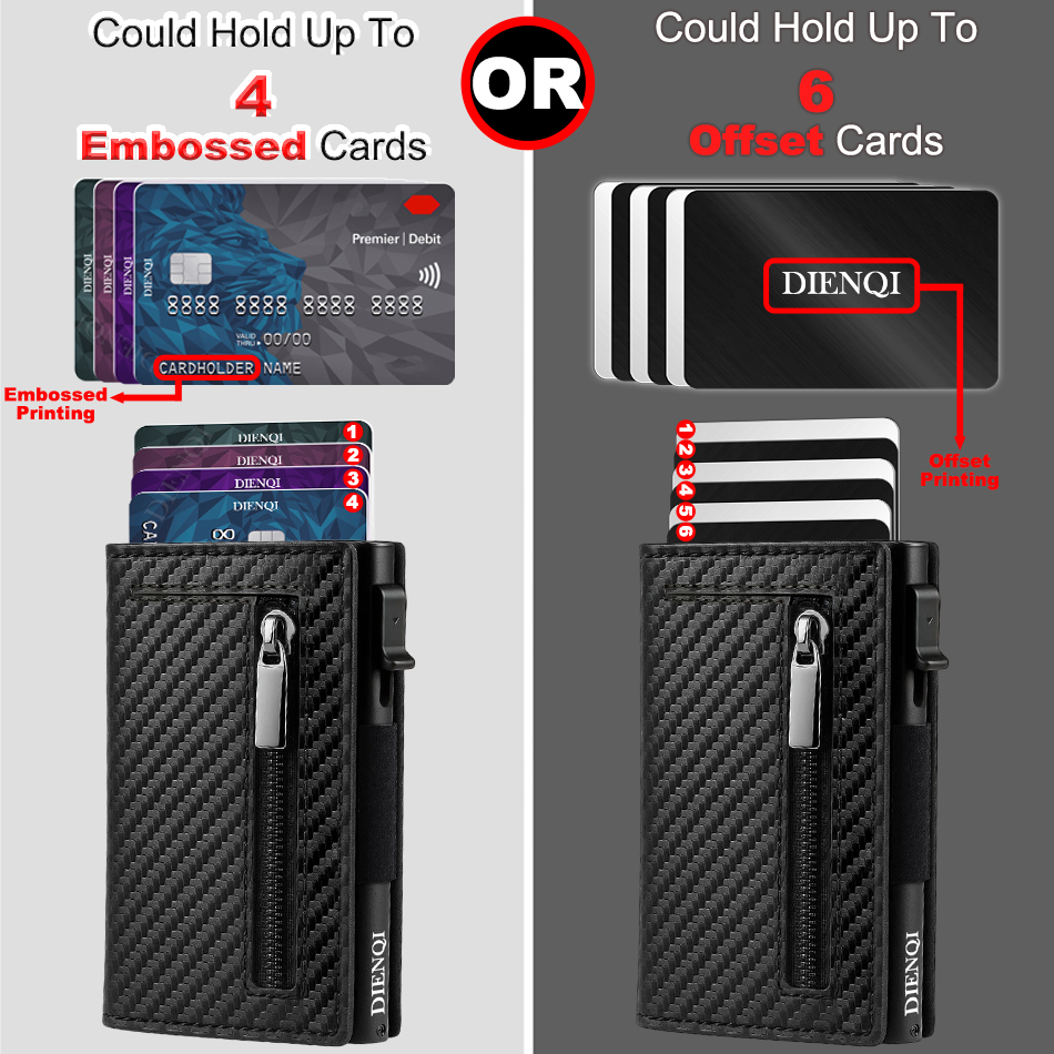 Luxury Brand RFID Credit Card  - Index Card Holder recension och pris