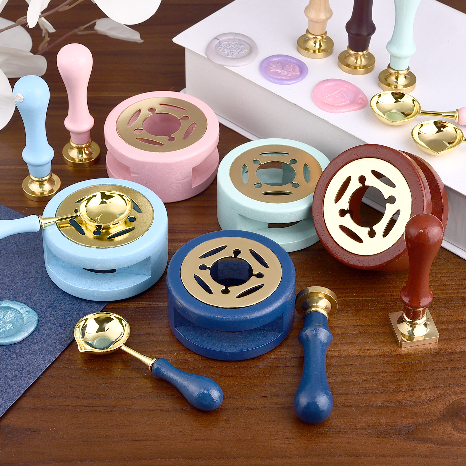 2/3Pcs Set Retro Sealing Wax F - Wax Seal Stamp Set recension och pris