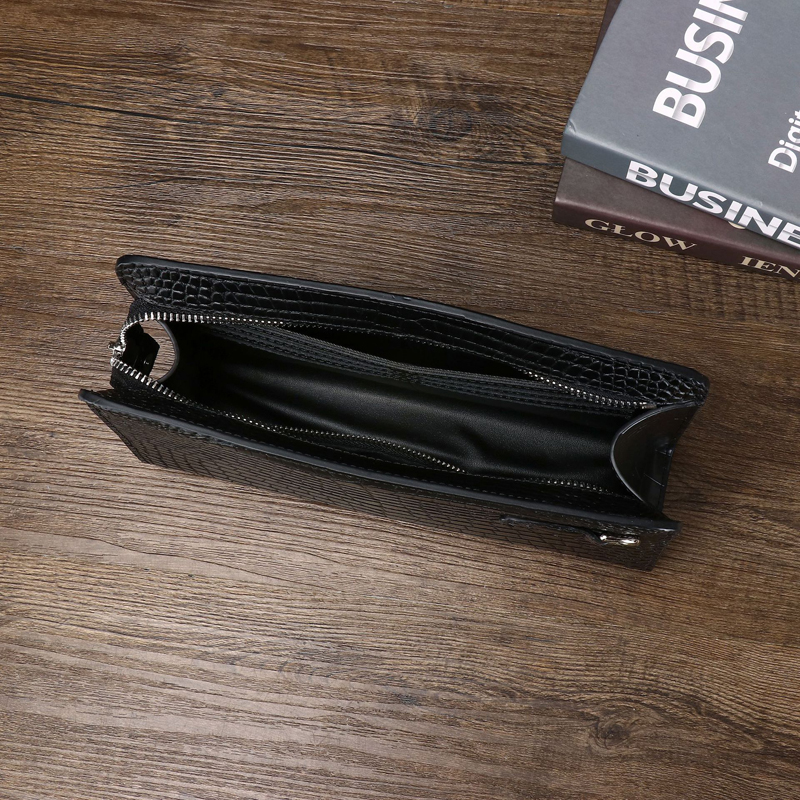 Men's Genuine Leather Clutch B - Index Card Holder recension och pris