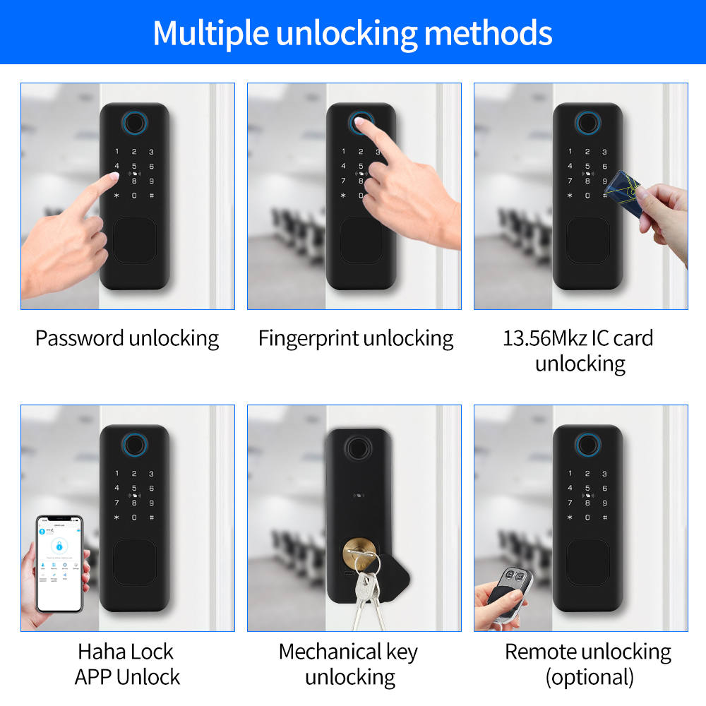 Bluetooth Fingerprint Door Loc - Letter Opener Brass recension och pris