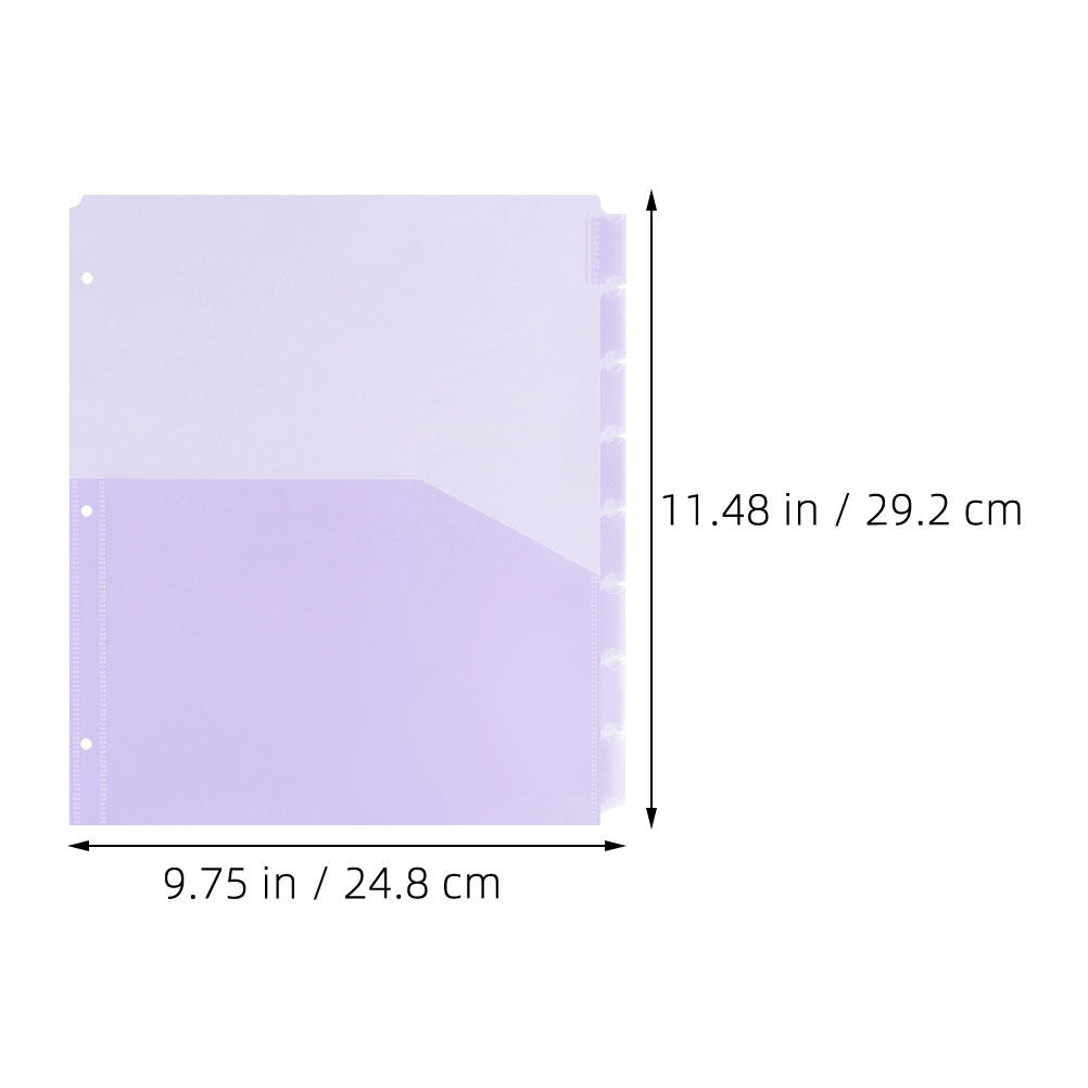 2Sets A4 Binder Dividers Plast - Tab Divider A4 recension och pris