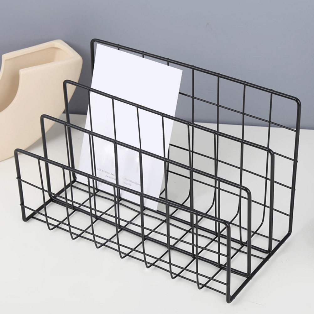 Modern 3 Slot Mail Organizer M - Magazine Holder Rack recension och pris
