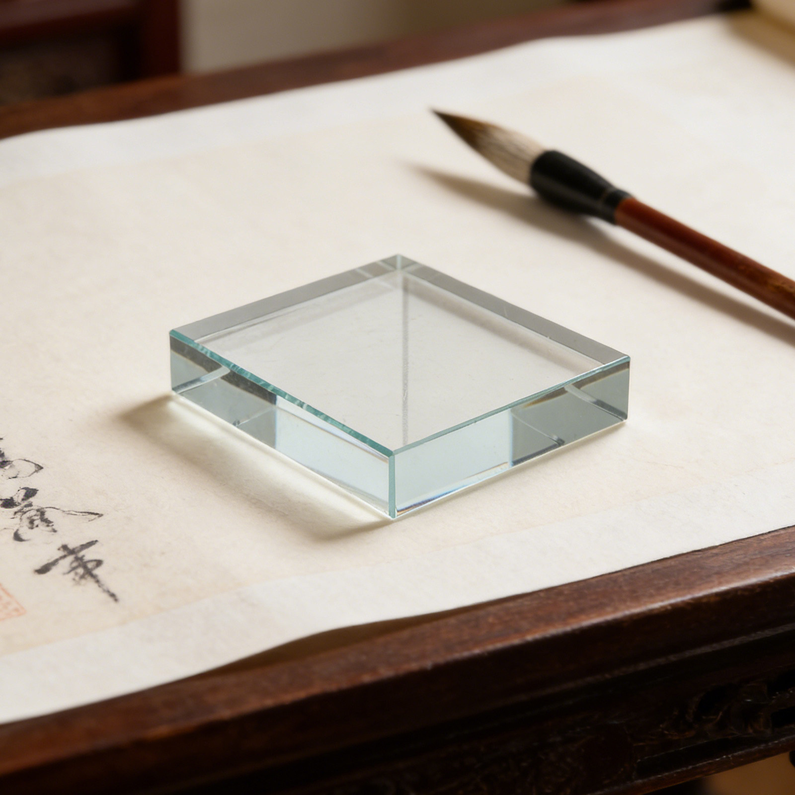 Glass Paperweight Rectangular  - Book Weight Glass recension och pris