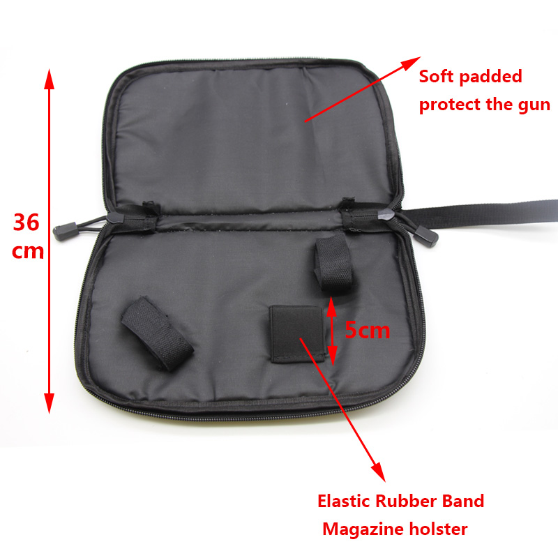 M9 Tactical Pistol Case Univer - Magazine Holder Rack recension och pris