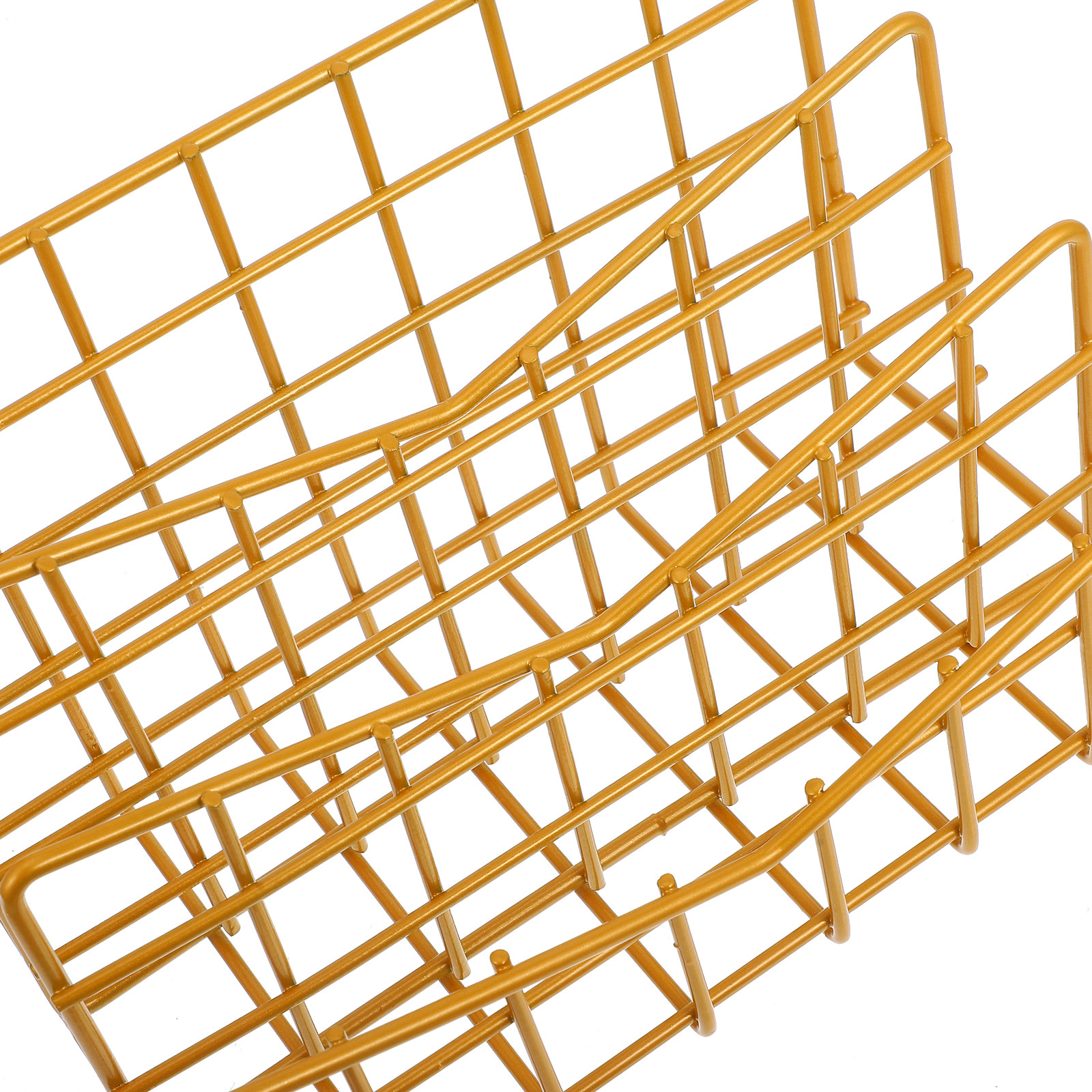 1Pcs Electroplated Metal Stora - Magazine Holder Rack recension och pris