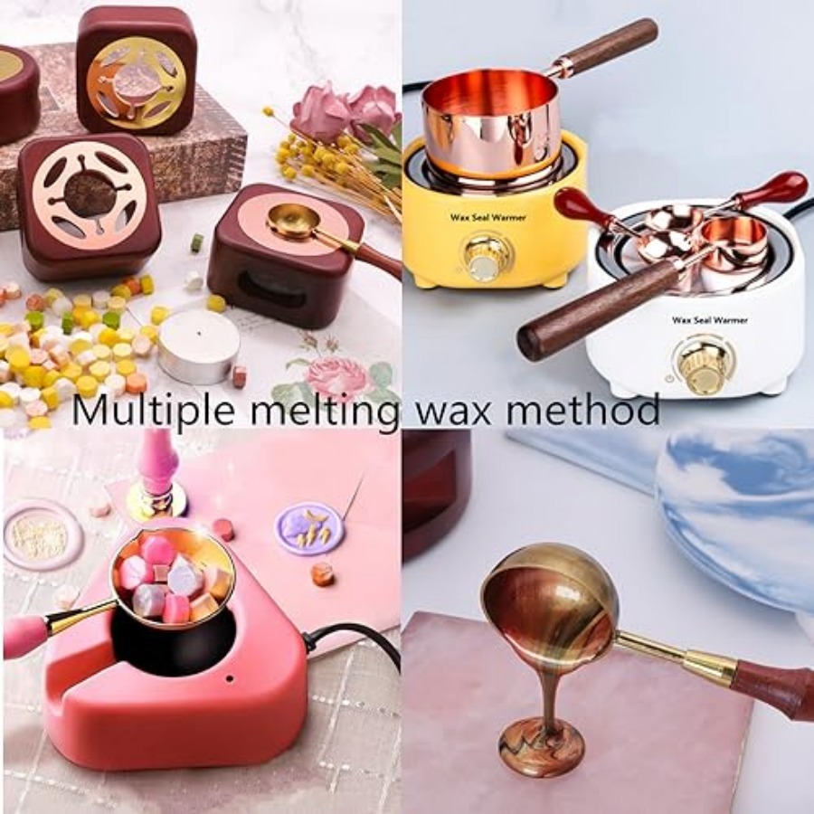 600Pcs Wax Seal Beads, Sealing - Wax Seal Stamp Set recension och pris