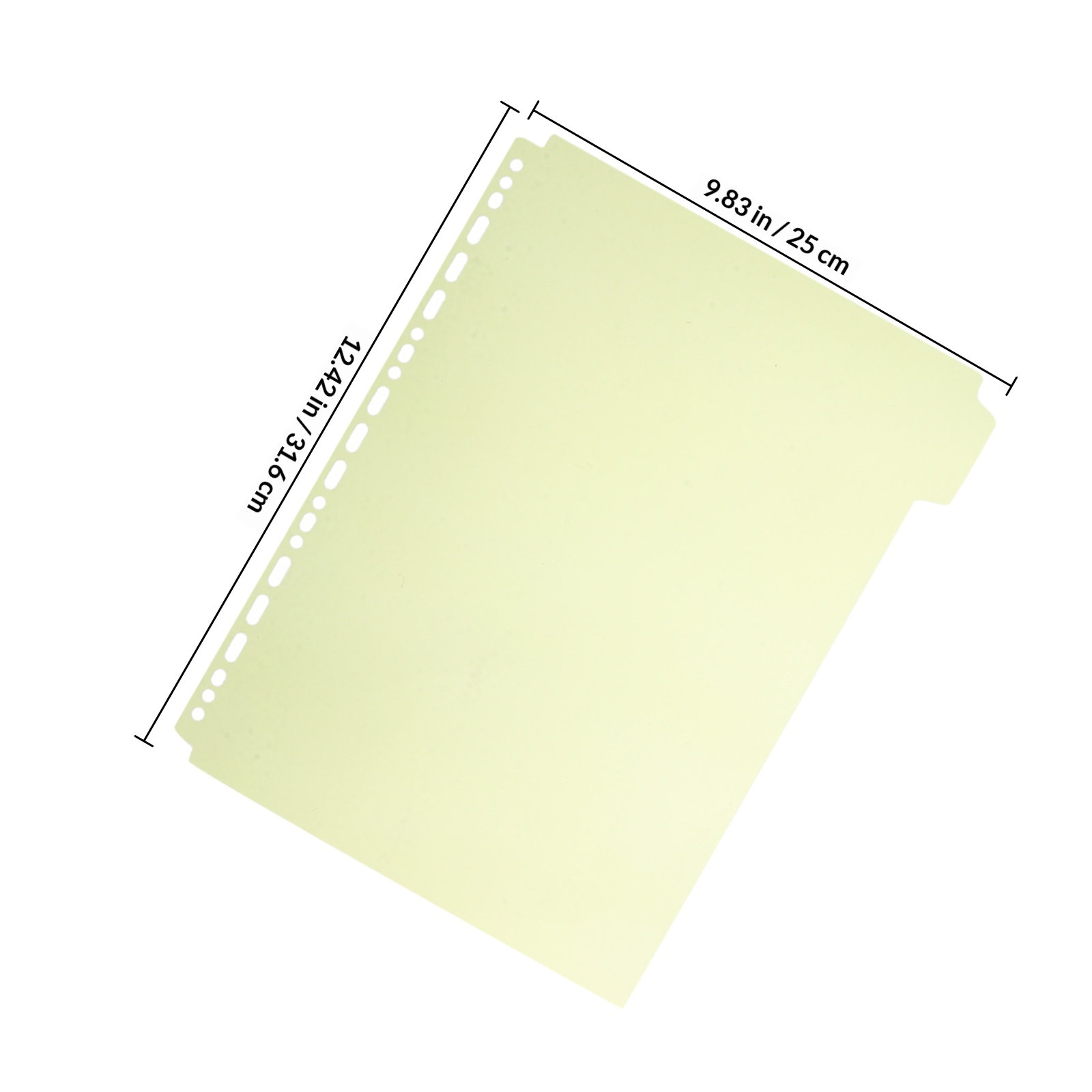 6Pcs File Binder Dividers A4 I - Tab Divider A4 recension och pris