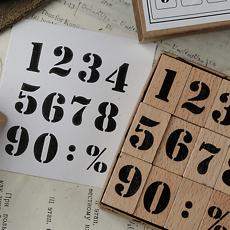 Arabic Numbers Day Month Calen - Rubber Date Stamp recension och pris