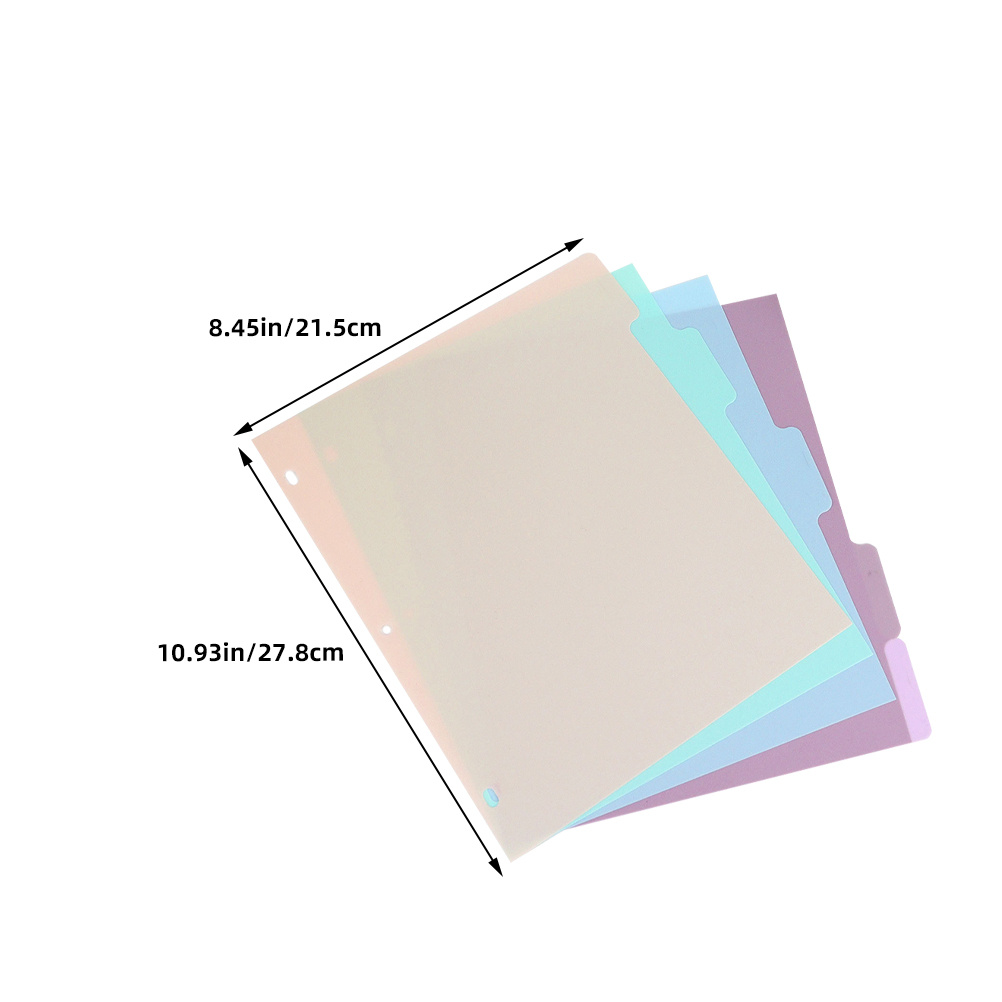 1Set Binder Dividers A4 Size F - Tab Divider A4 recension och pris